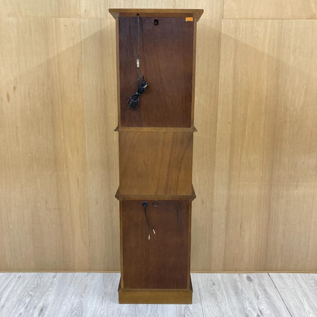 【カリモク】アンティーク　ガラスショーケース　飾り棚　コレクションボード