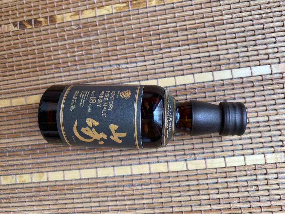 サントリー 山崎　ミニボトル18年純粋モルトウイスキー