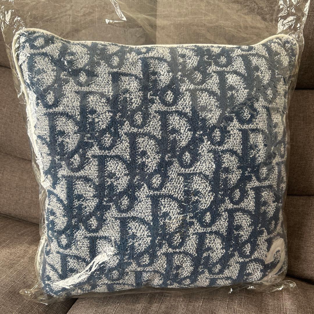 Dior ディオール　トロッター　クッションカバー　No.2 ネイビー