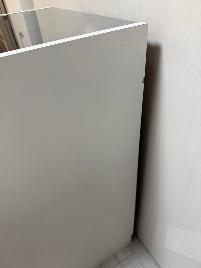 限定お値引き⭐︎ディノス　幅45スライドテーブル付きステンレス隙間収納庫 日本製