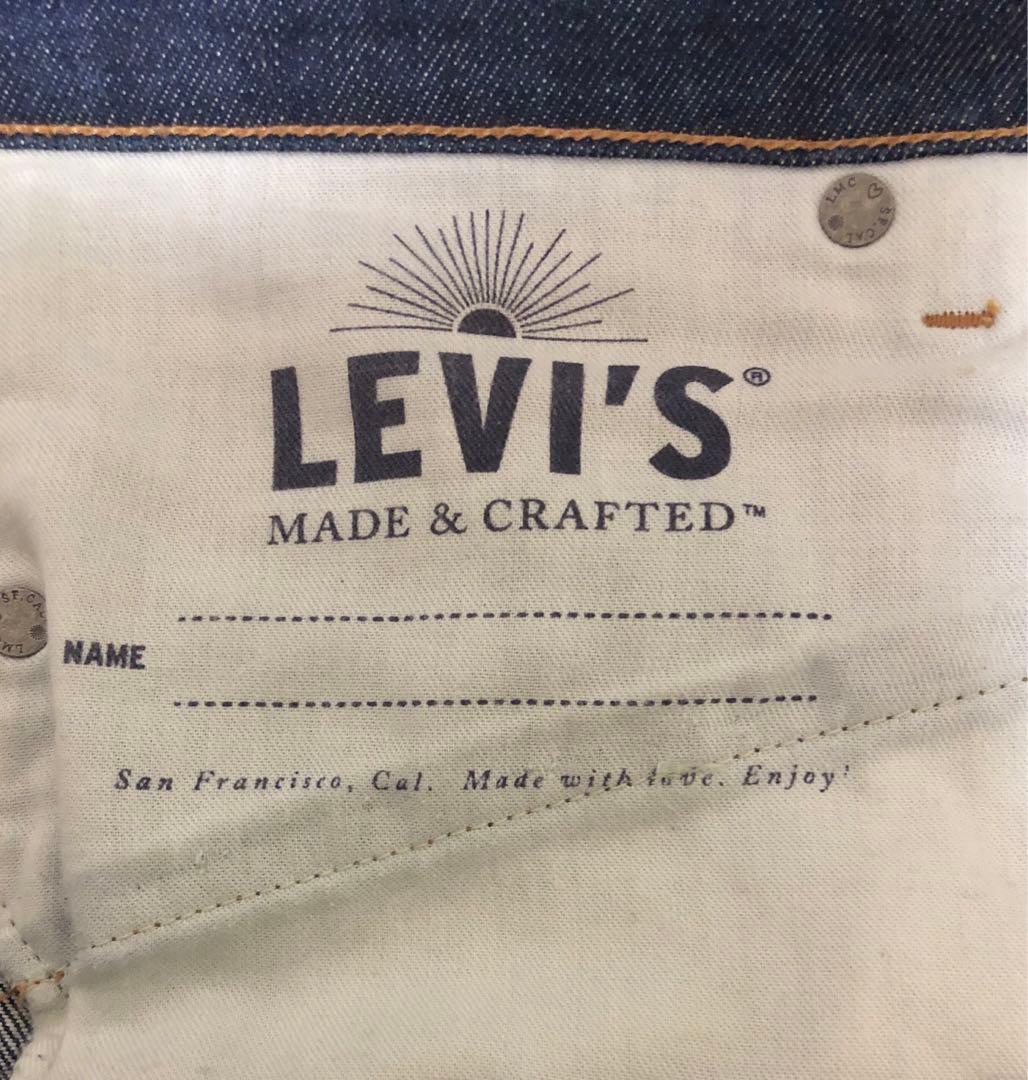 未使用級　Levi's 511 ユーロ製 青タブ ビッグE、セルビッチ、W33