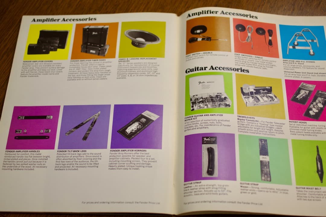 趣味 Vintage 1970 Fender Full Lineup Catalog