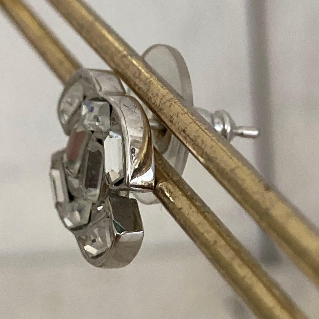 CHANEL シャネル ピアス ココマーク ラインストーン 片方のみ