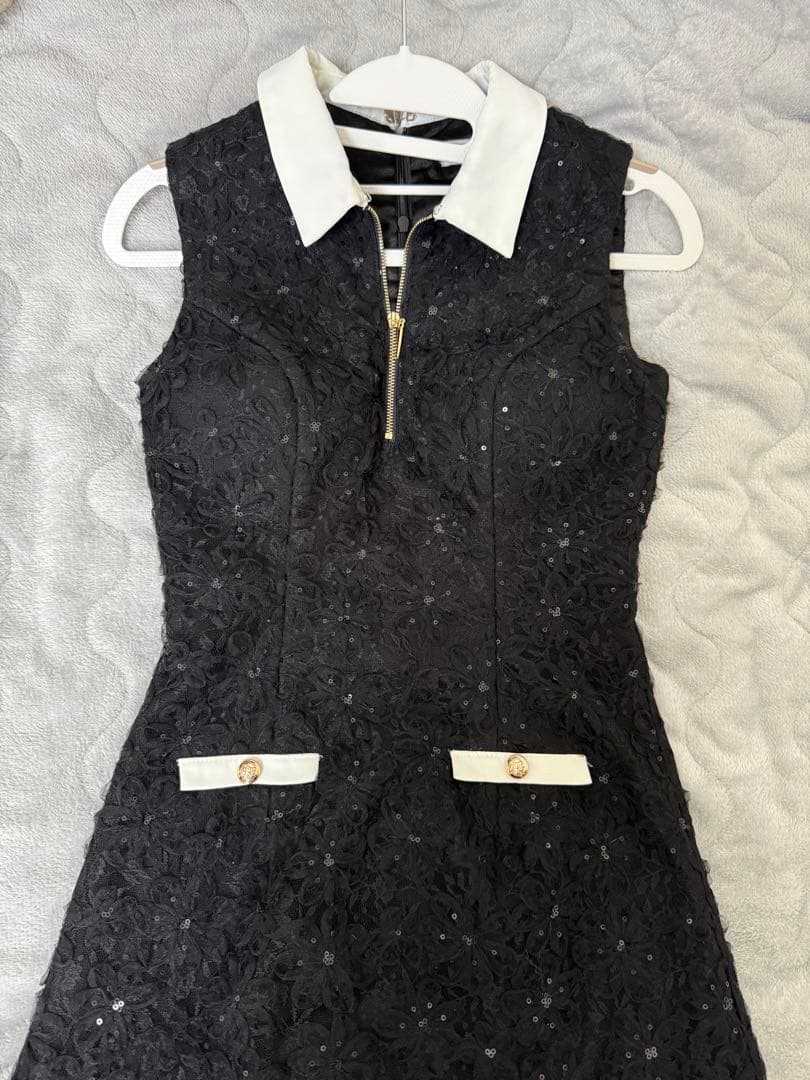 robe de fleurs ドレス　XS ブラック　シュガー