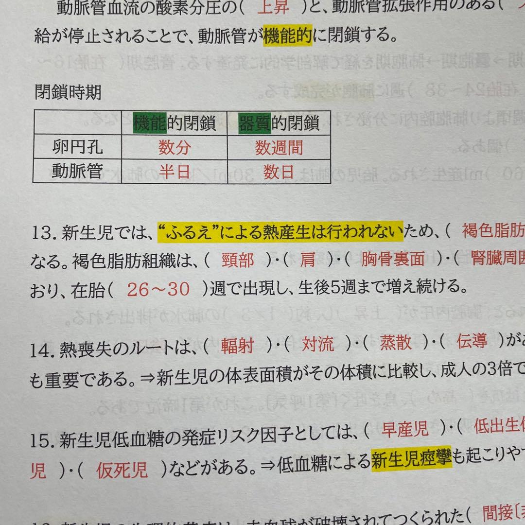 助産師学校セット　まとめノート