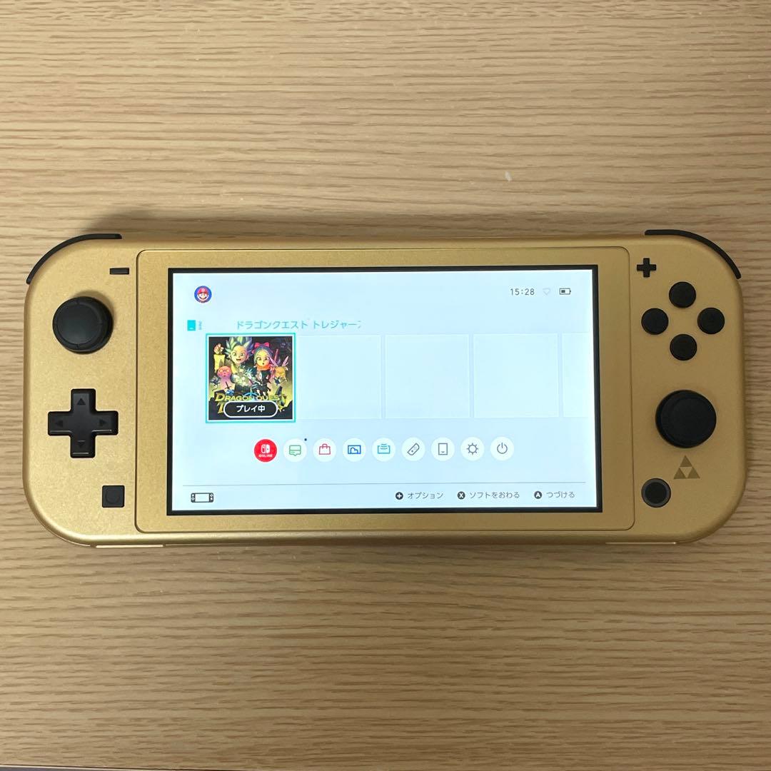 【画面キズ無し】ニンテンドースイッチライト ハイラルエディション　新品フィルム付