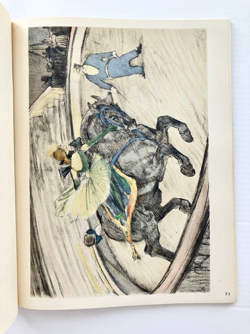 トゥールズ•ロートレック／リトグラフ作品集『サーカス』 700部限定