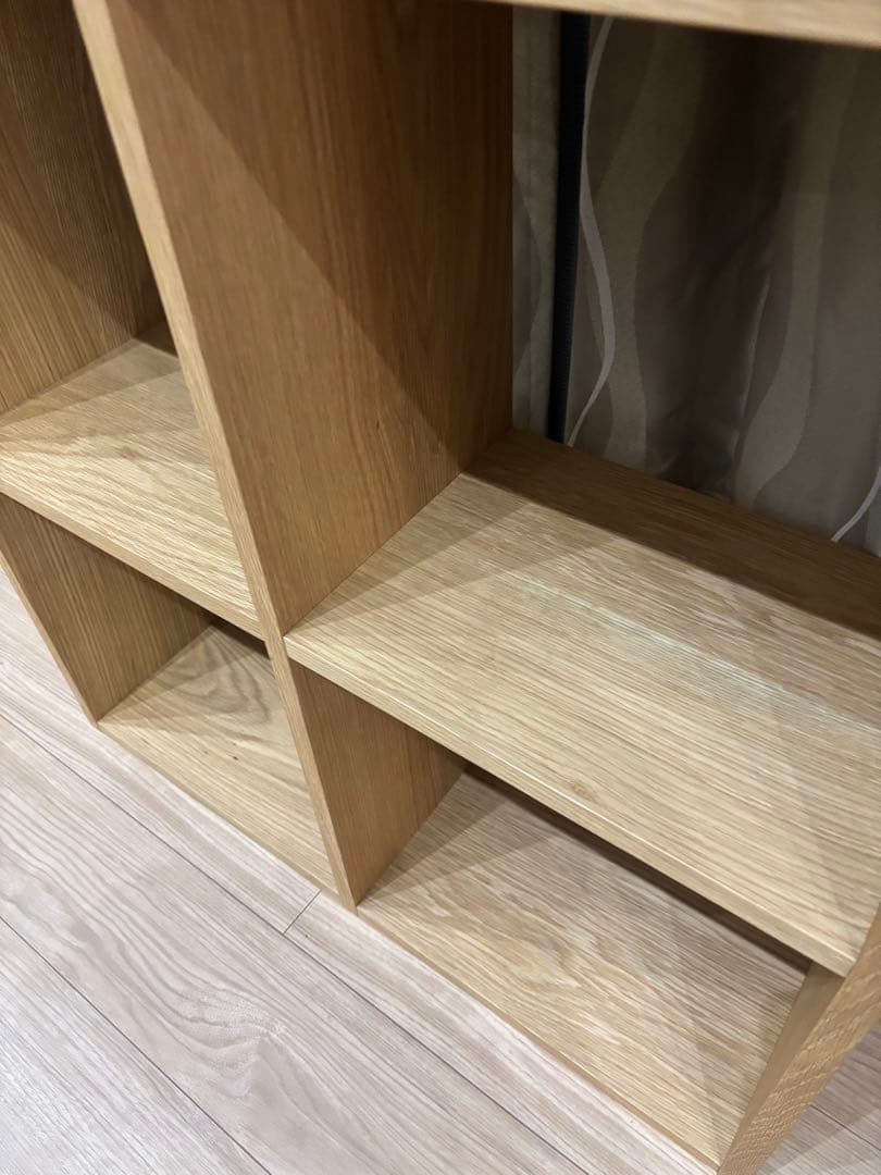 無印　スタッキングシェルフ　ナチュラルウッド 2×3オープンシェルフ