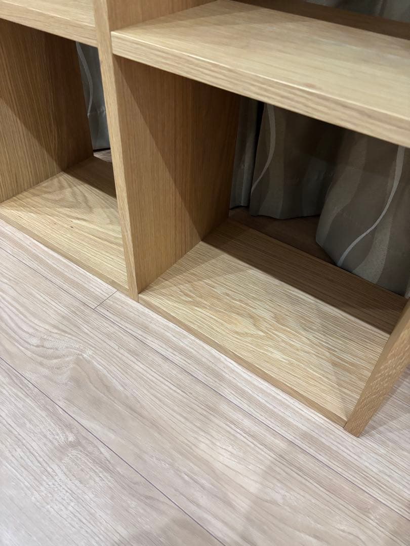 無印　スタッキングシェルフ　ナチュラルウッド 2×3オープンシェルフ