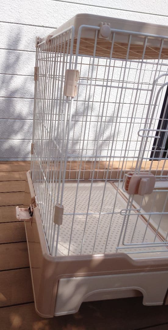 キャットケージ 2段式 ☆にゃん箱1号　STADIUM アイボリー(おまけ付き)