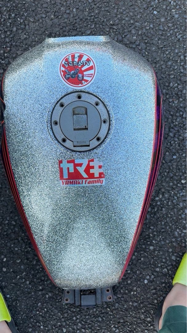xjr400 4hm タンク　カスタムペイント