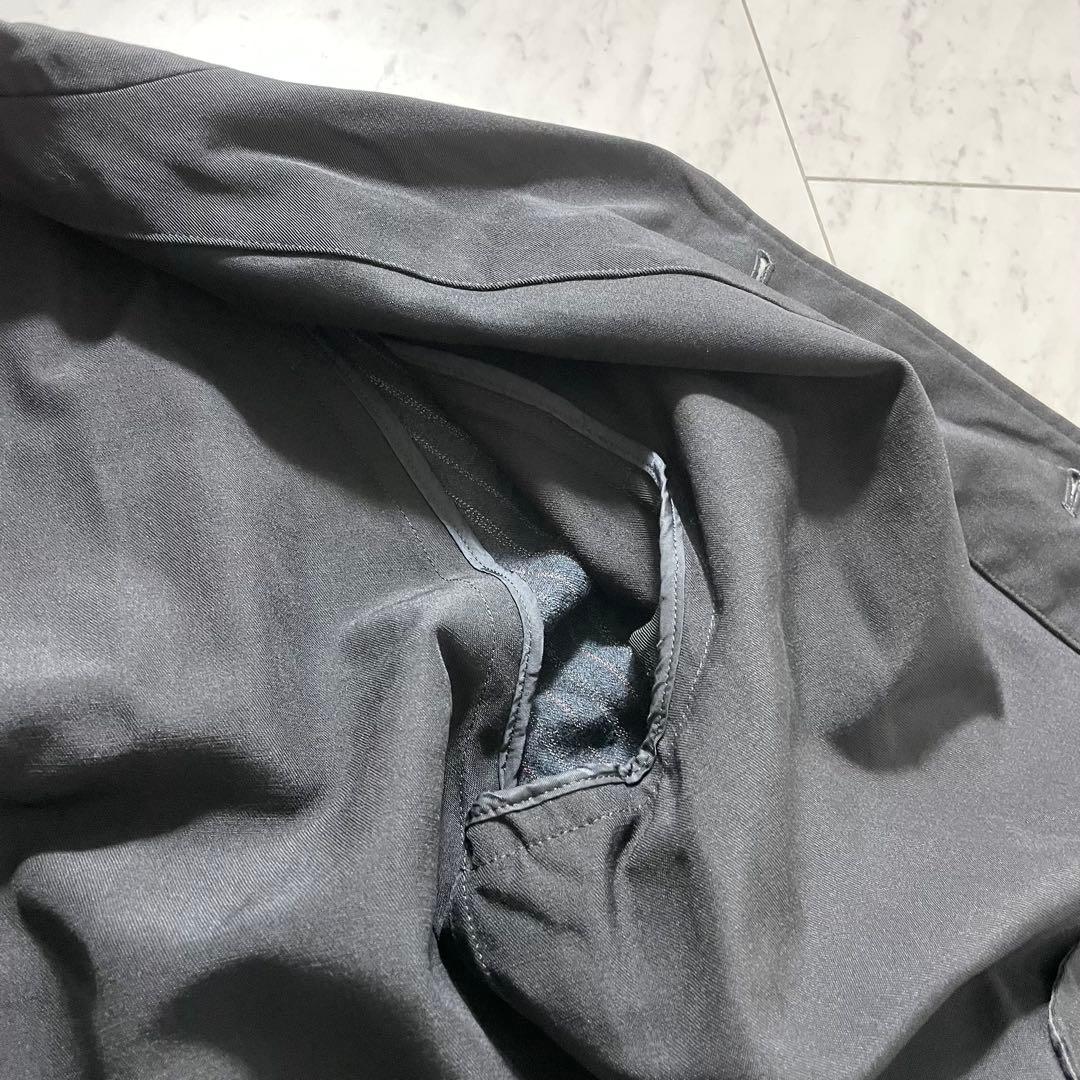 コムデギャルソンオムプリュス ロングコート 異素材切り替え AD1992 M 黒