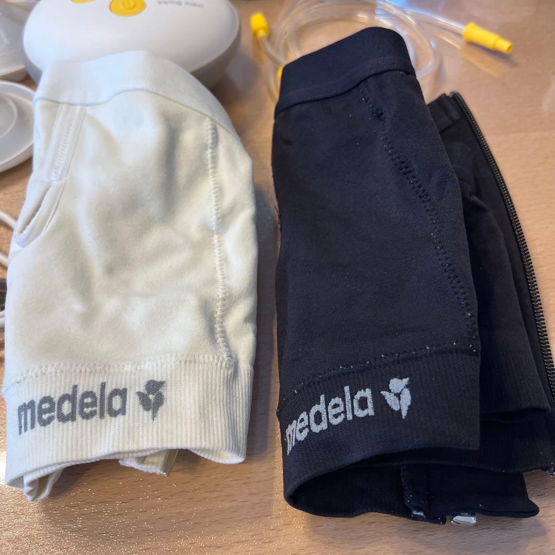 【美品】メデラ 電動搾乳機 スイング・マキシ電動搾乳機 ダブルポンプ+搾乳ブラ