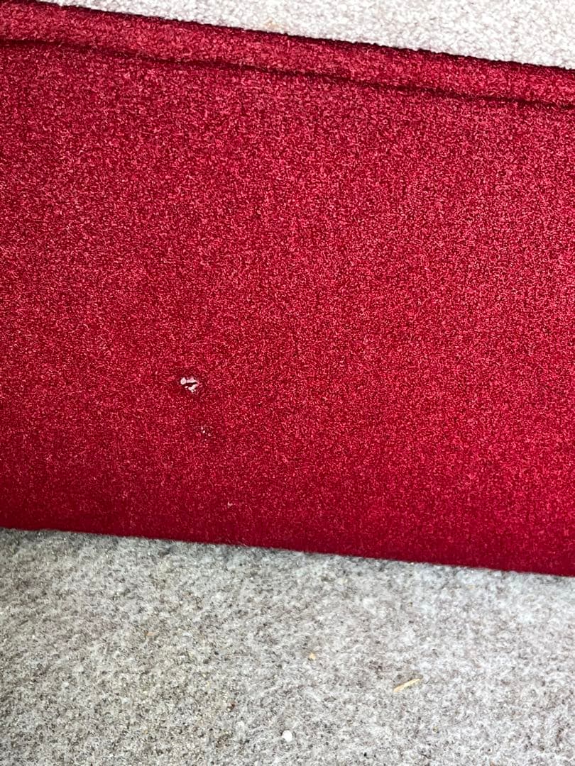 【アンティーク】ベロアストライプソファ 1人掛けソファ 昭和レトロ 古家具