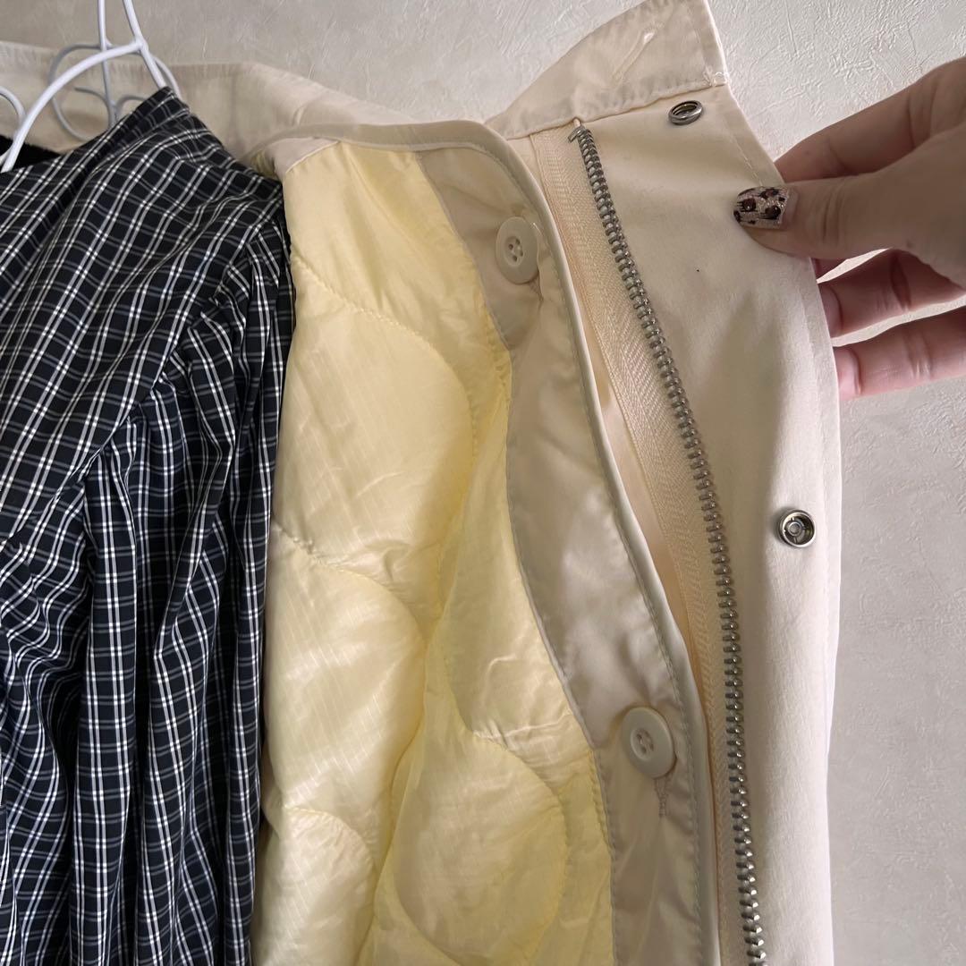 FREAK'S STORE/モッズコート キルトライナー付きモッズコート 白