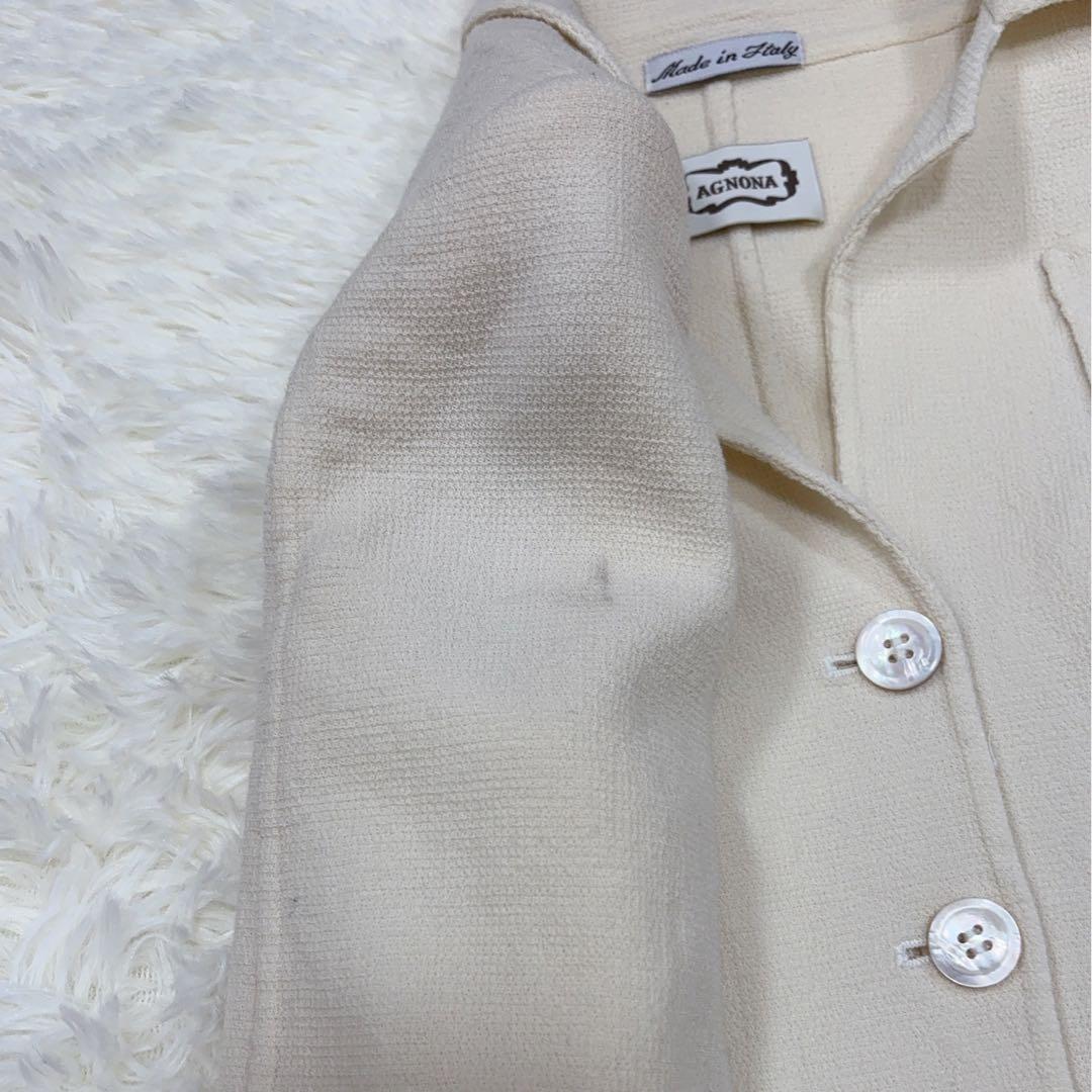 Agnona アニオナ ウールシルク ジャケット 42 伊製
