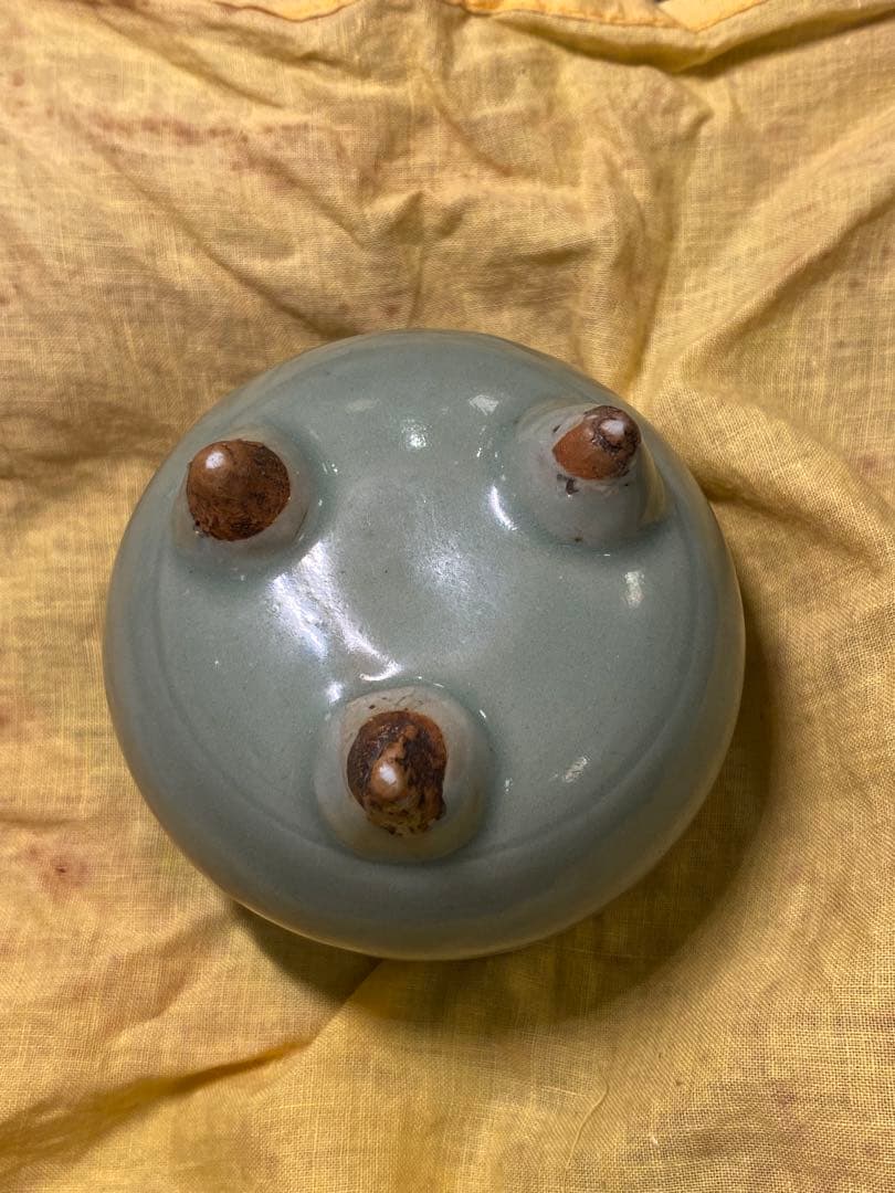 龍泉窯　天龍寺青磁　香炉・龙泉窑香炉