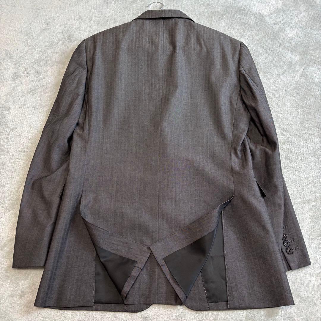 シルク 40R 3ピース✨バーバリーブラックレーベル　スーツ　Super 110