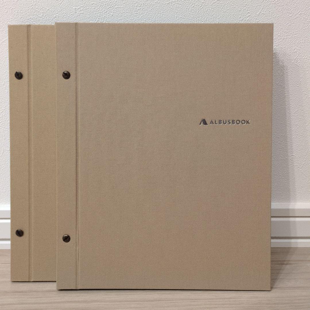 アルバス サンド アイボリー 4点セット リフィル付け足し済み ALBUS