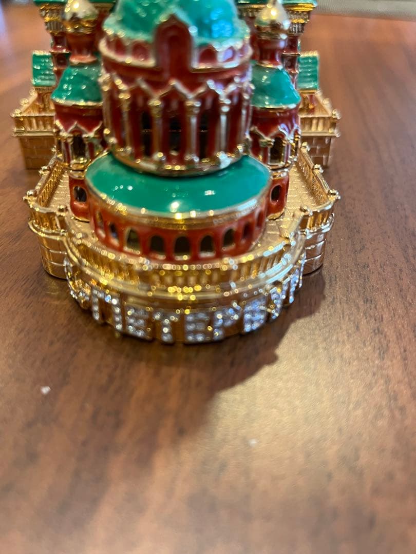 ロシア 赤の広場 オルゴール ミニチュア装飾品 インテリア 美品 高級感 いいね