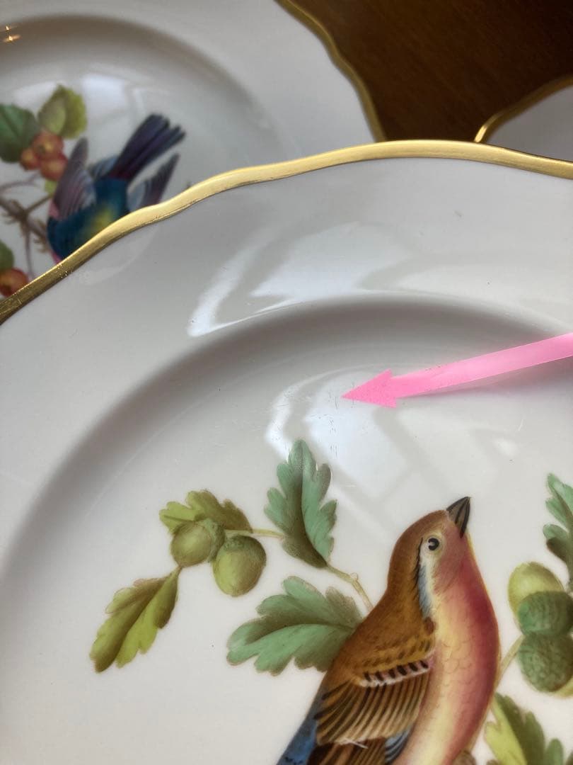 スポード　鳥　皿3枚セット　Spode オーデュボン