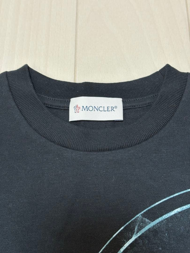 MONCLER ロゴTシャツ ブラック 6A116㎝