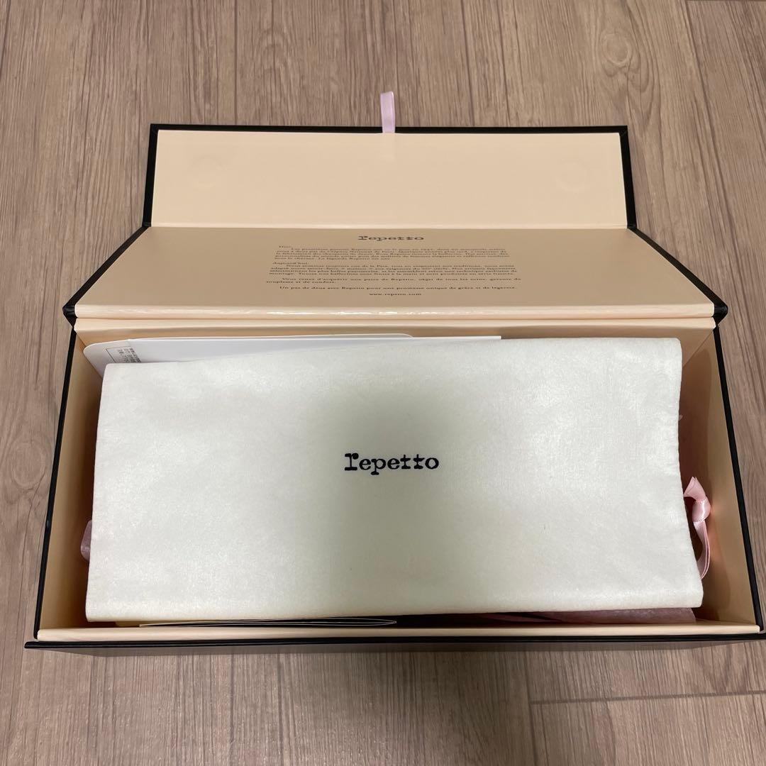 レペット　バレエシューズ　36.5㎝　赤　レザー