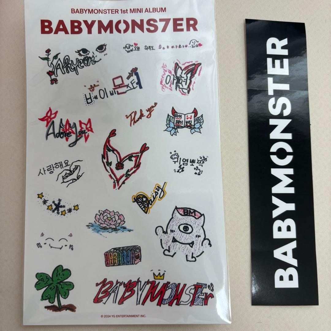 BABYMONSTER popup 韓国 ソウル ラキドロ B限定トレカ コンプ