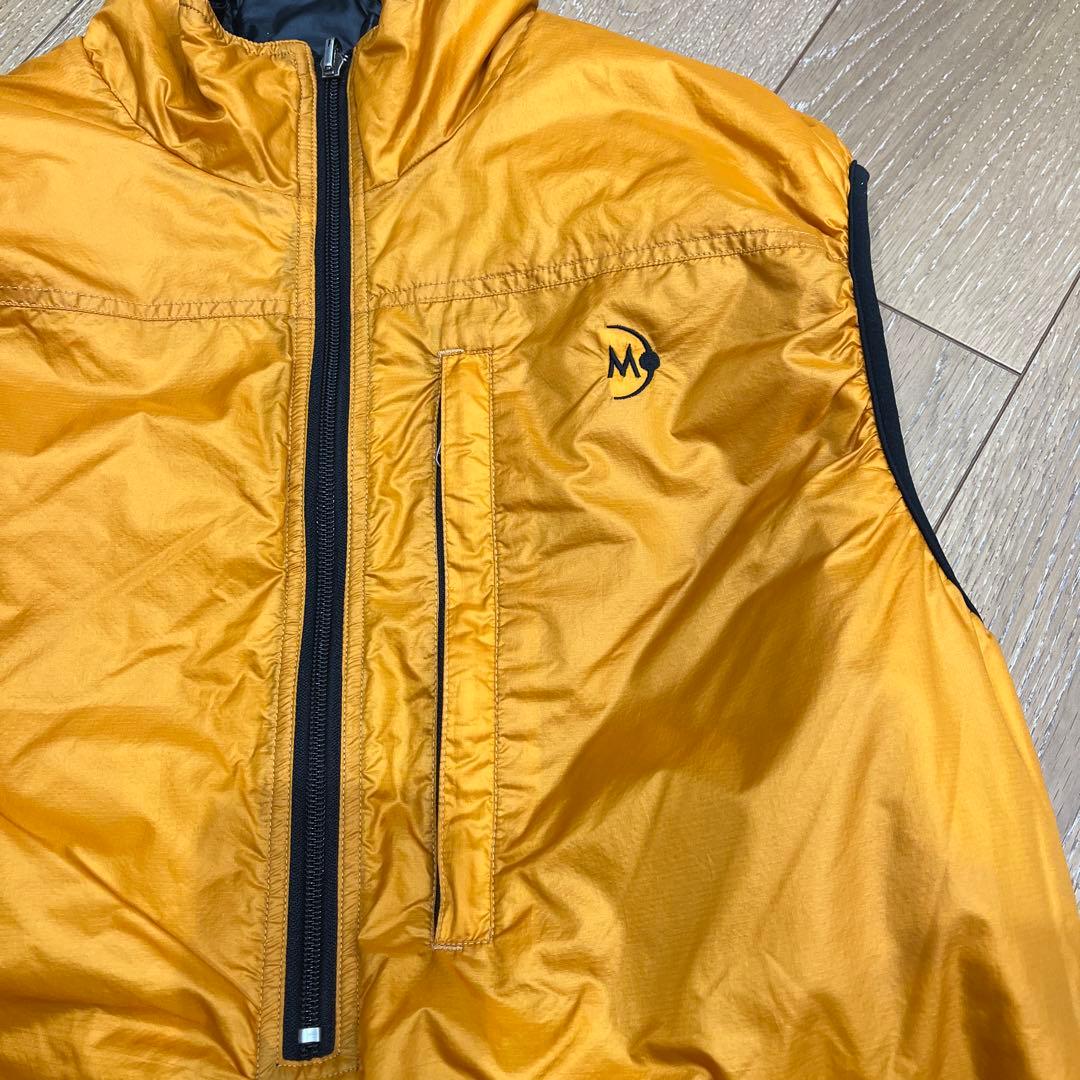 90's パフボールベスト　マンゴー　ムーンストーン　リバーシブル　M