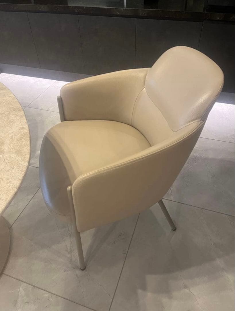 ①アルフレックス　ダイニングチェア2脚　美品