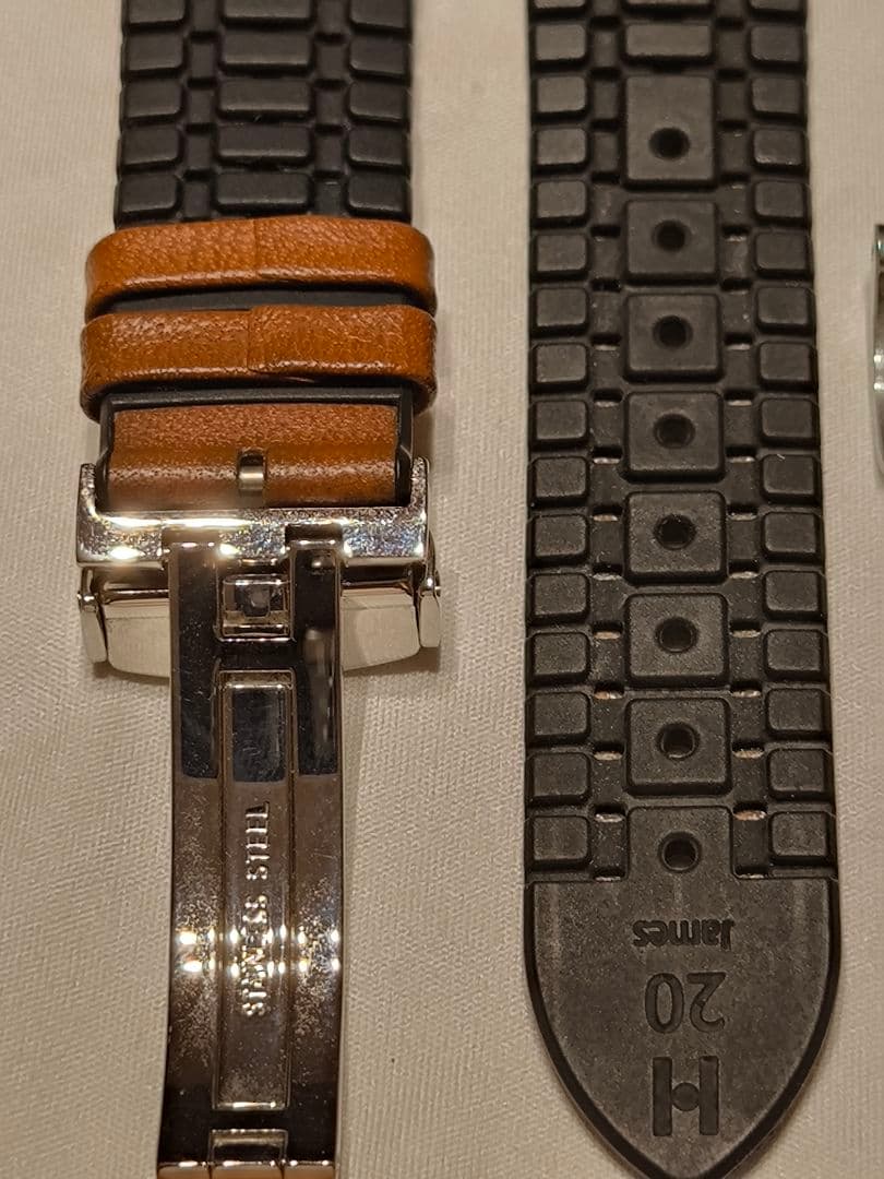 ヒルシュ HIRSCH James ジェームス 時計ベルト Dバックル付き