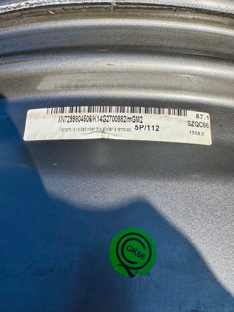 【週末限定値下】NEUSPEED RSe10 PCD112 19x8j +45