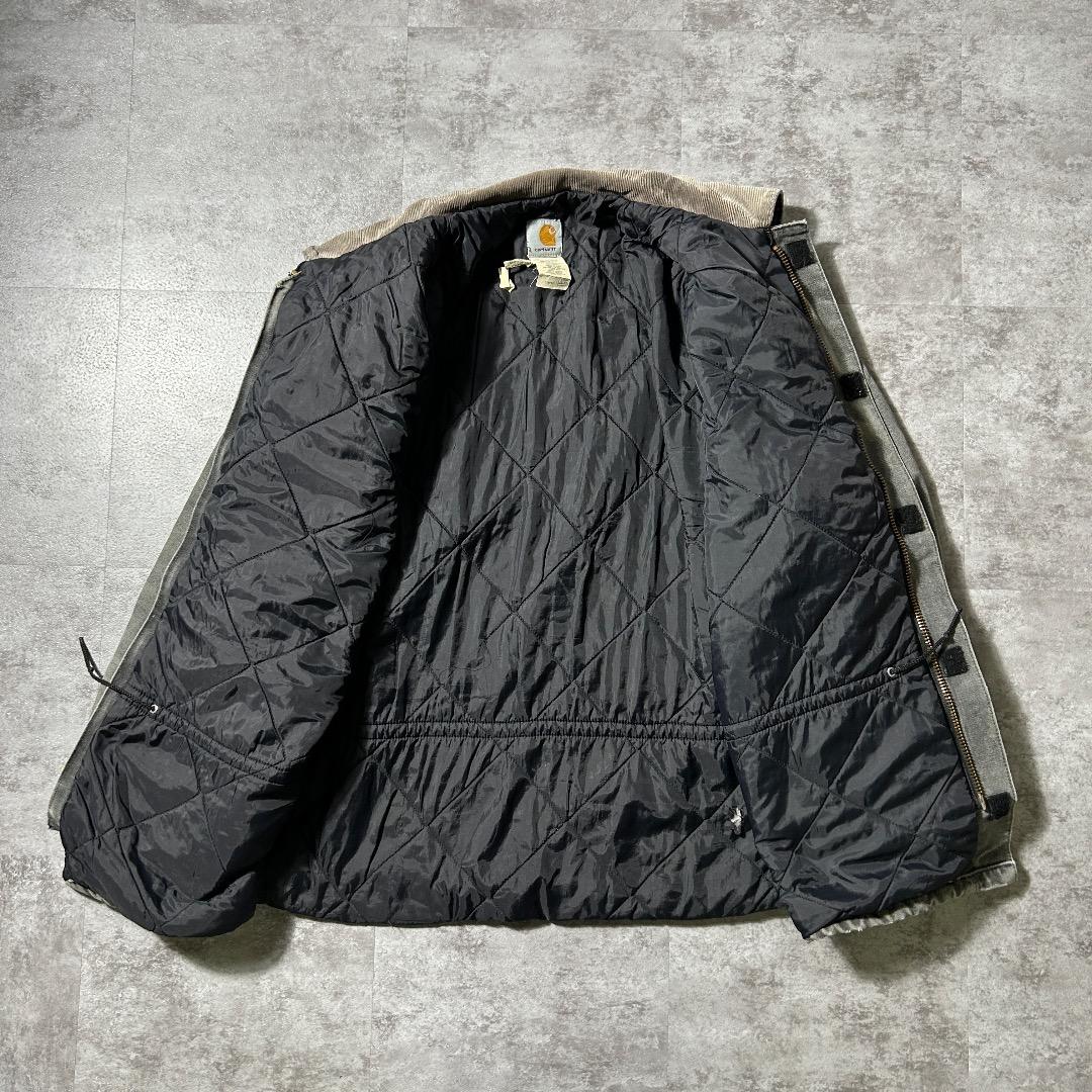00s USA製 グレー カーハート トラディショナルジャケット ダックXL