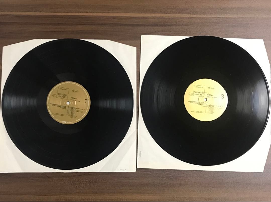 バッハ　ブランデンブルク協奏曲　LPレコード2枚