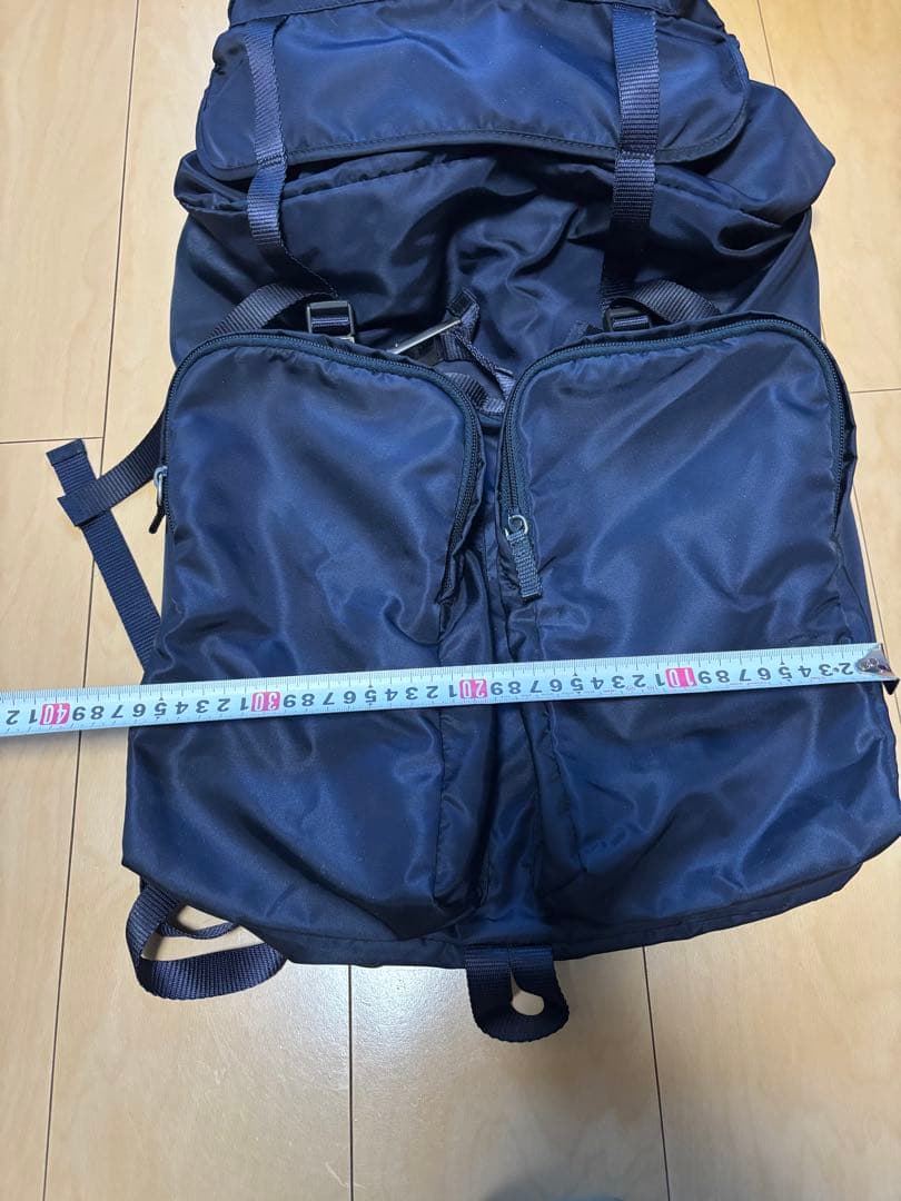 付属品あり　PRADA V136 リュック バックパック　ダークネイビー　濃紺