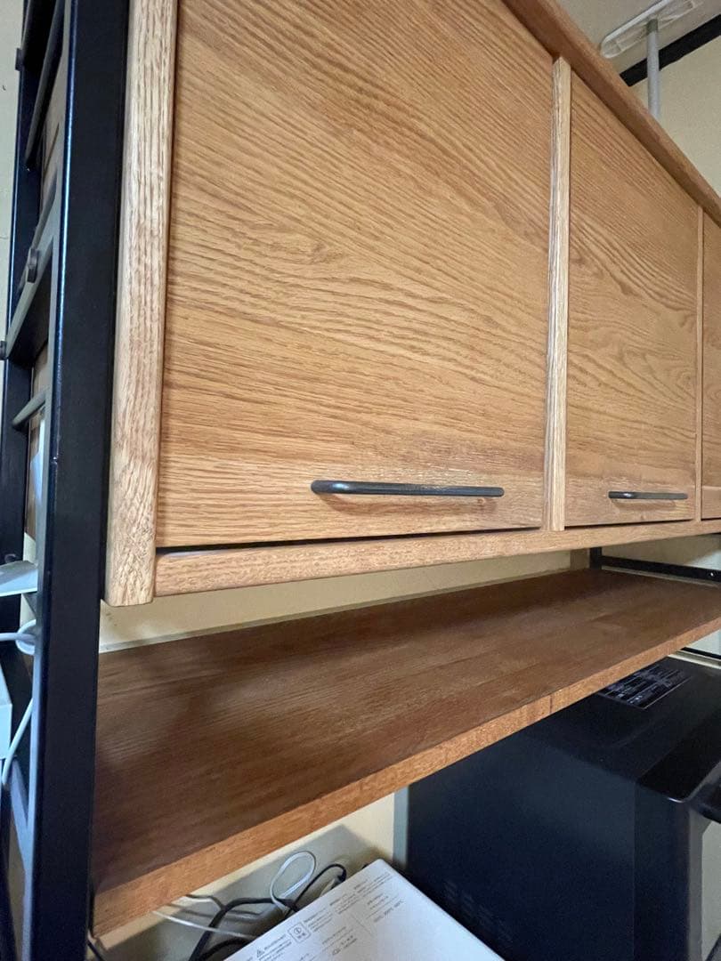 モモナチュラル　食器棚