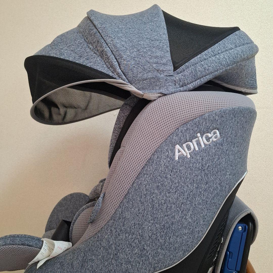 【美品】Aprica クルリラ AC ネイビー NV フットステップ付き