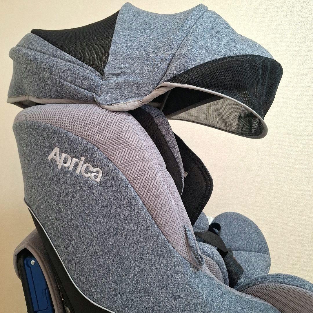 【美品】Aprica クルリラ AC ネイビー NV フットステップ付き