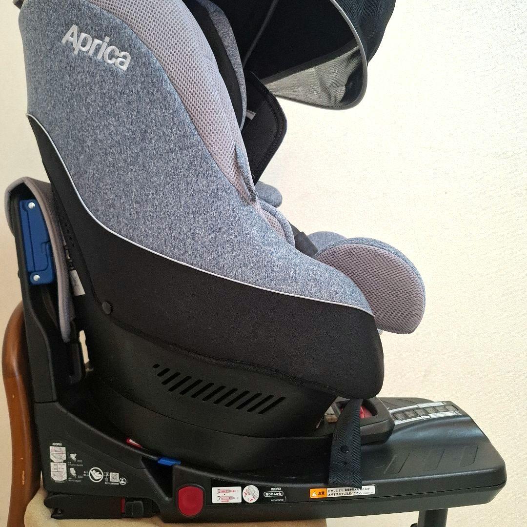 【美品】Aprica クルリラ AC ネイビー NV フットステップ付き