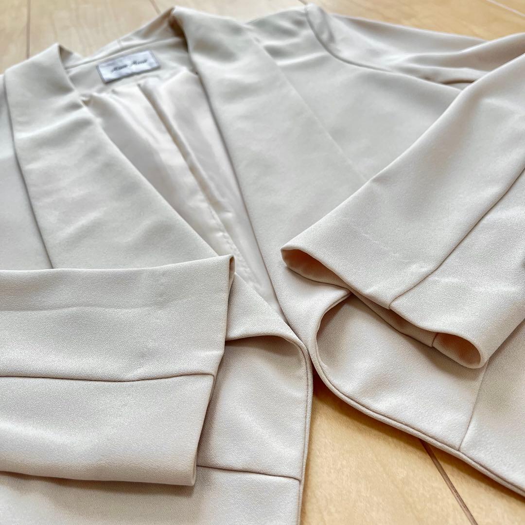 Aimer Acret エメエクレ ショールカラージャケット フォーマル 結婚式