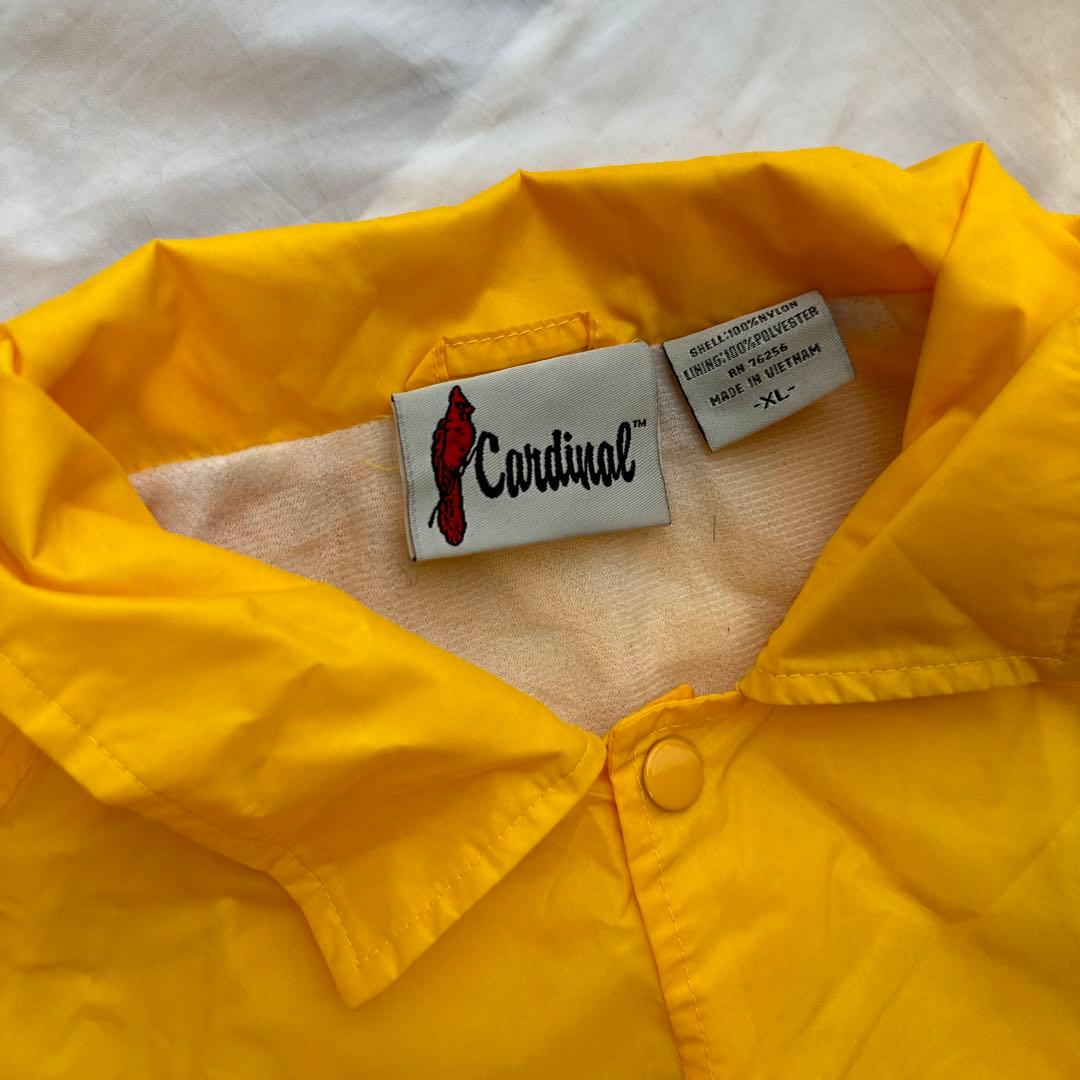 希少　カーディナル コーチジャケット ネイバーフッド　XLサイズ　イエロー