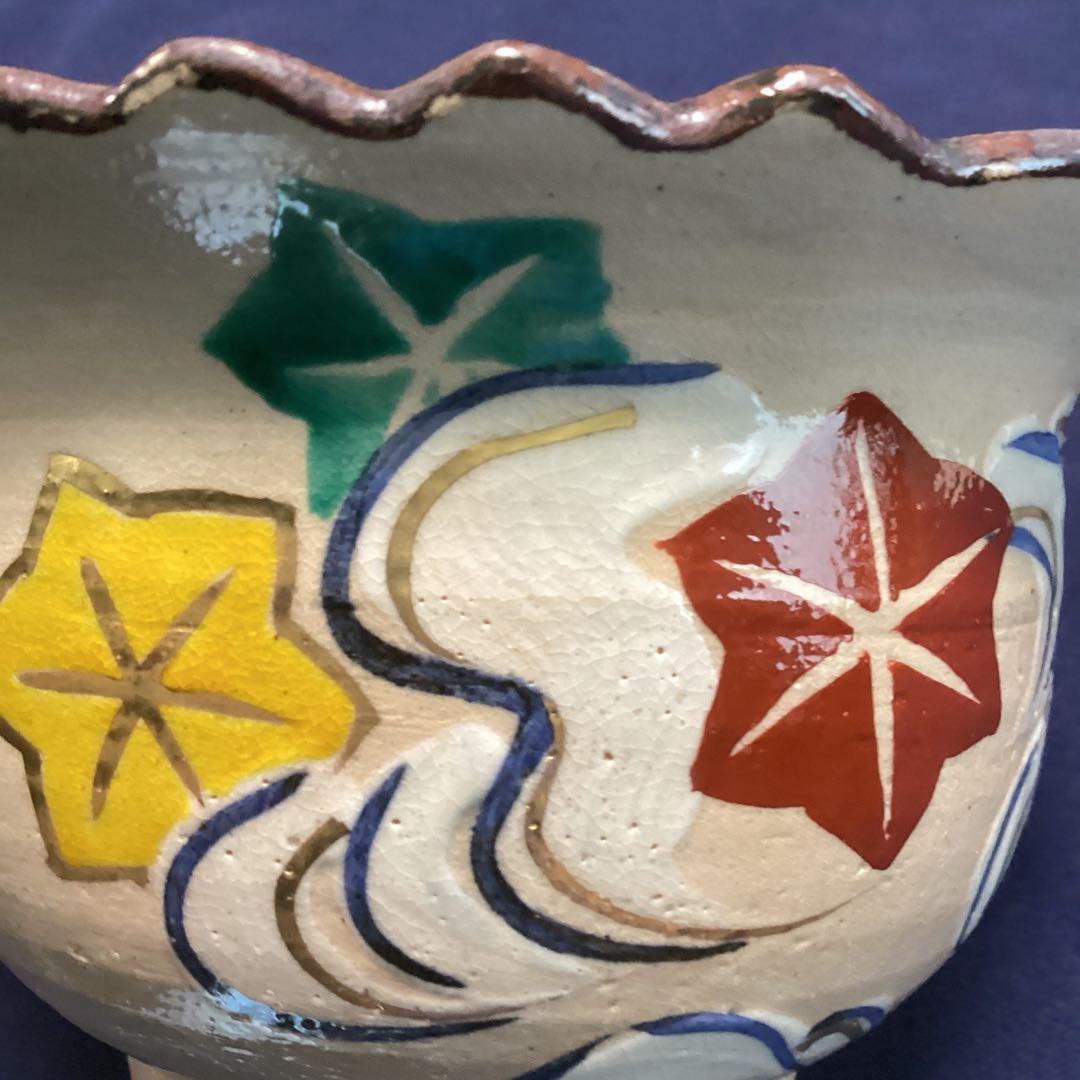 京焼乾山写流水に紅葉向付10客　　新品未使用　　最後の10客