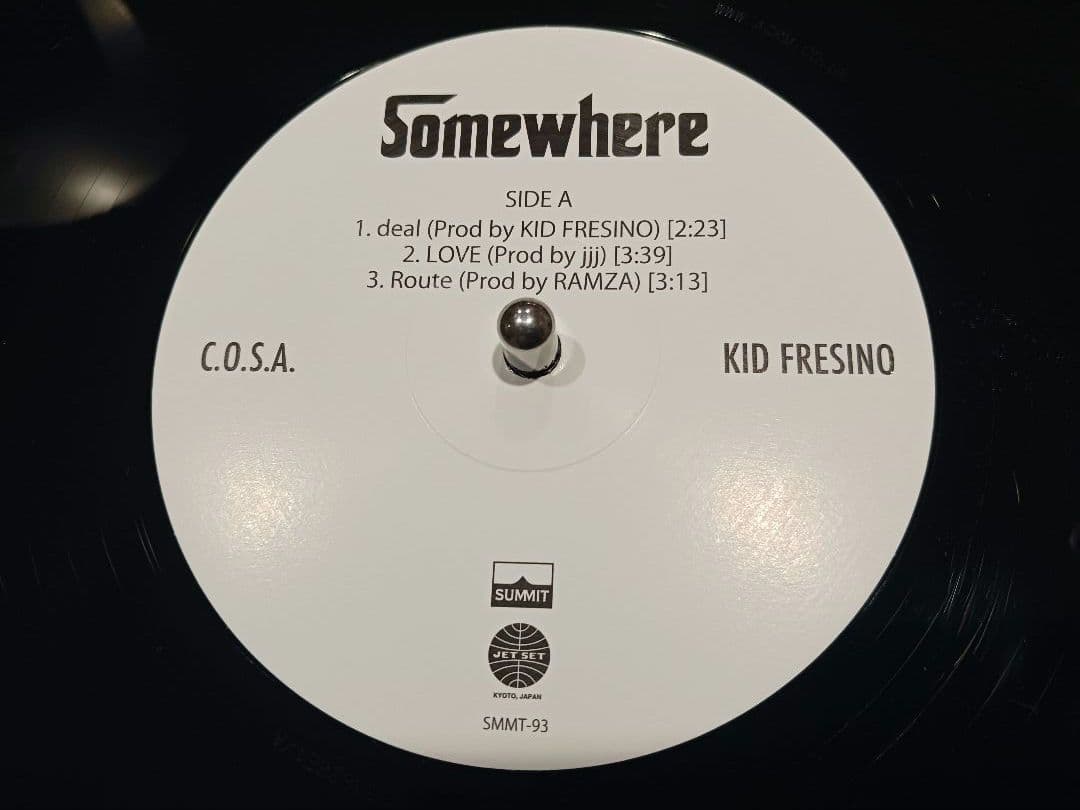 C.O.S.A. × KID FRESINO / Somewhere《レコード》