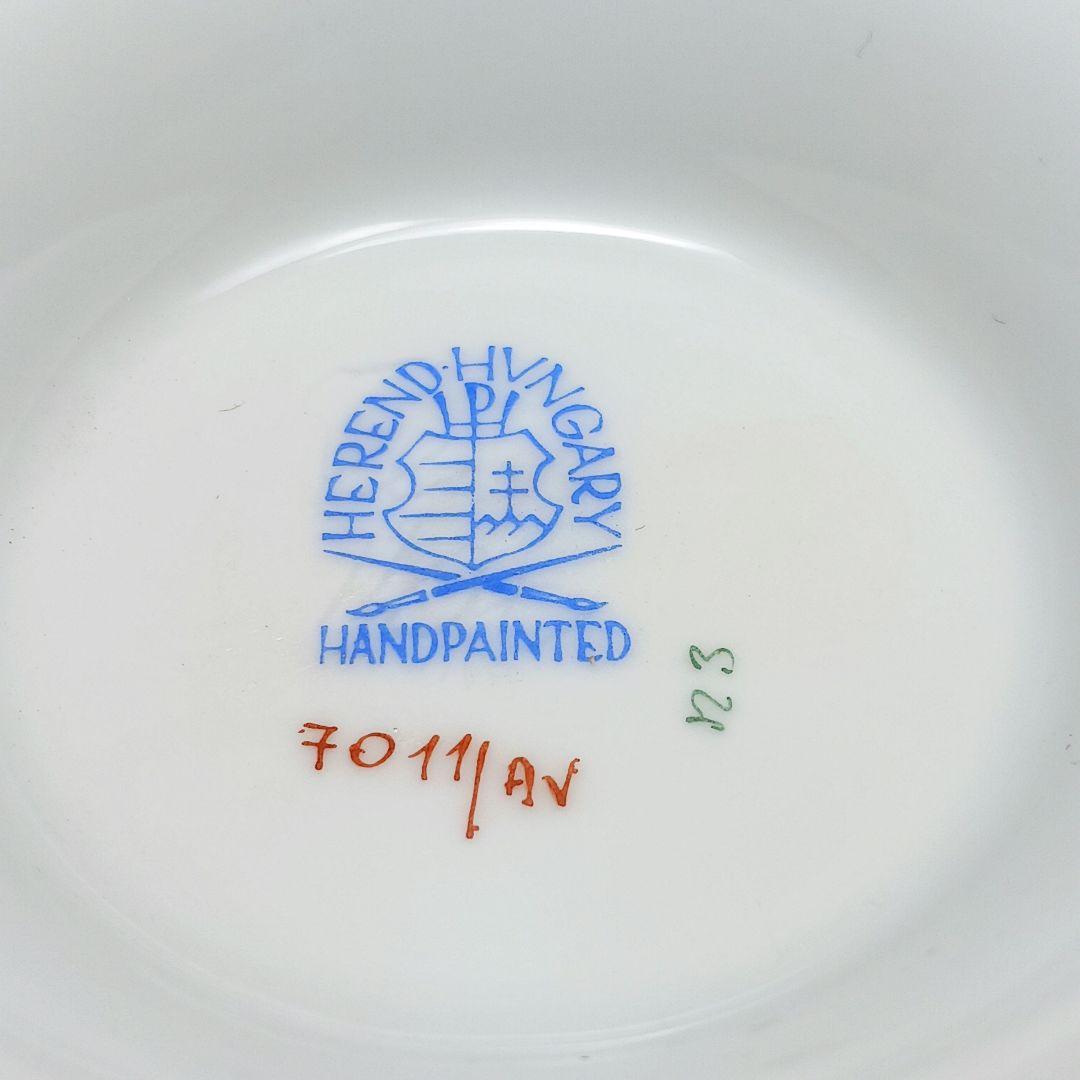 Y2880-4 ヘレンド アポニーグリーン フラワーベース 花瓶 高さ22.5㎝