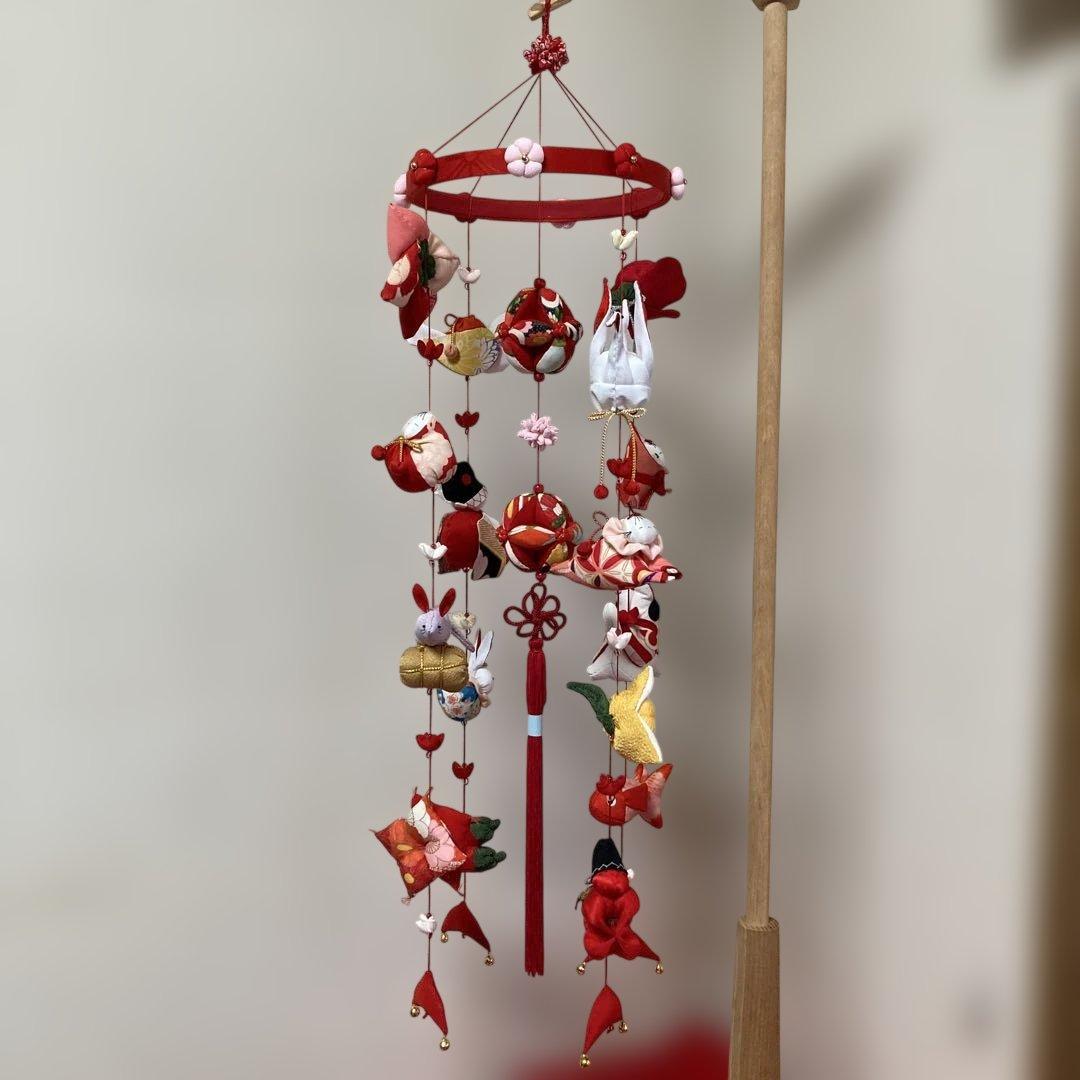 624 吊るし雛　吊るし飾り　つるし雛　つるし飾り　さげもん　ハンドメイド