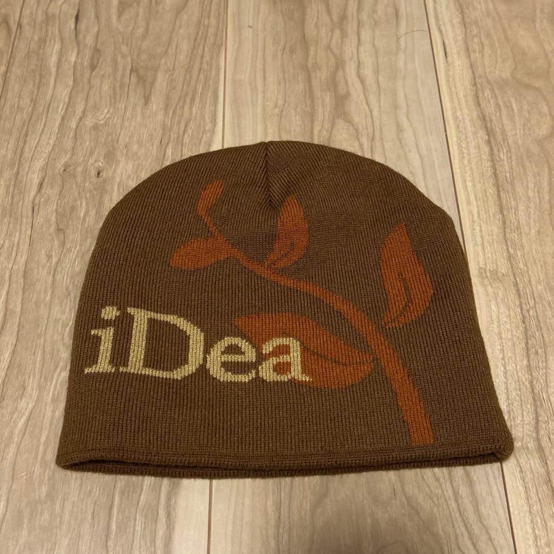 iDea ブラウン ニットビーニー