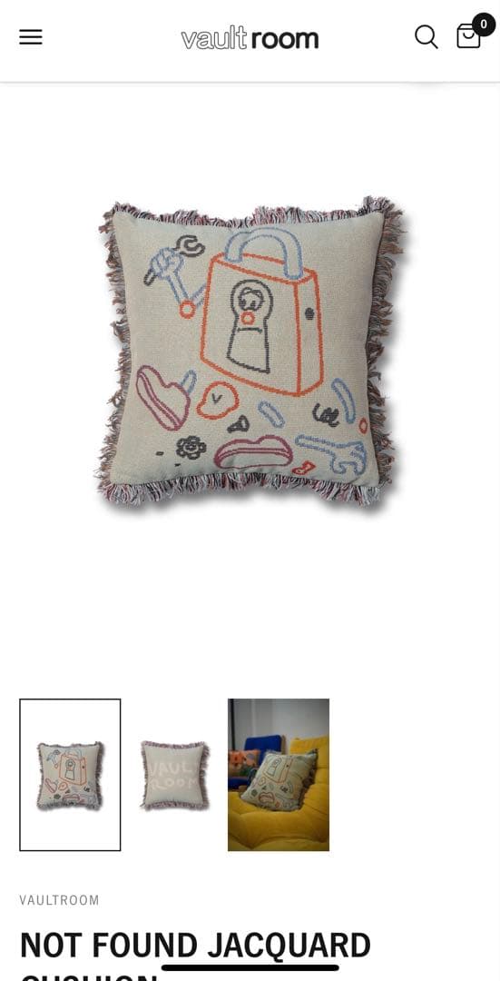 vaultroom クッション2種類セット
