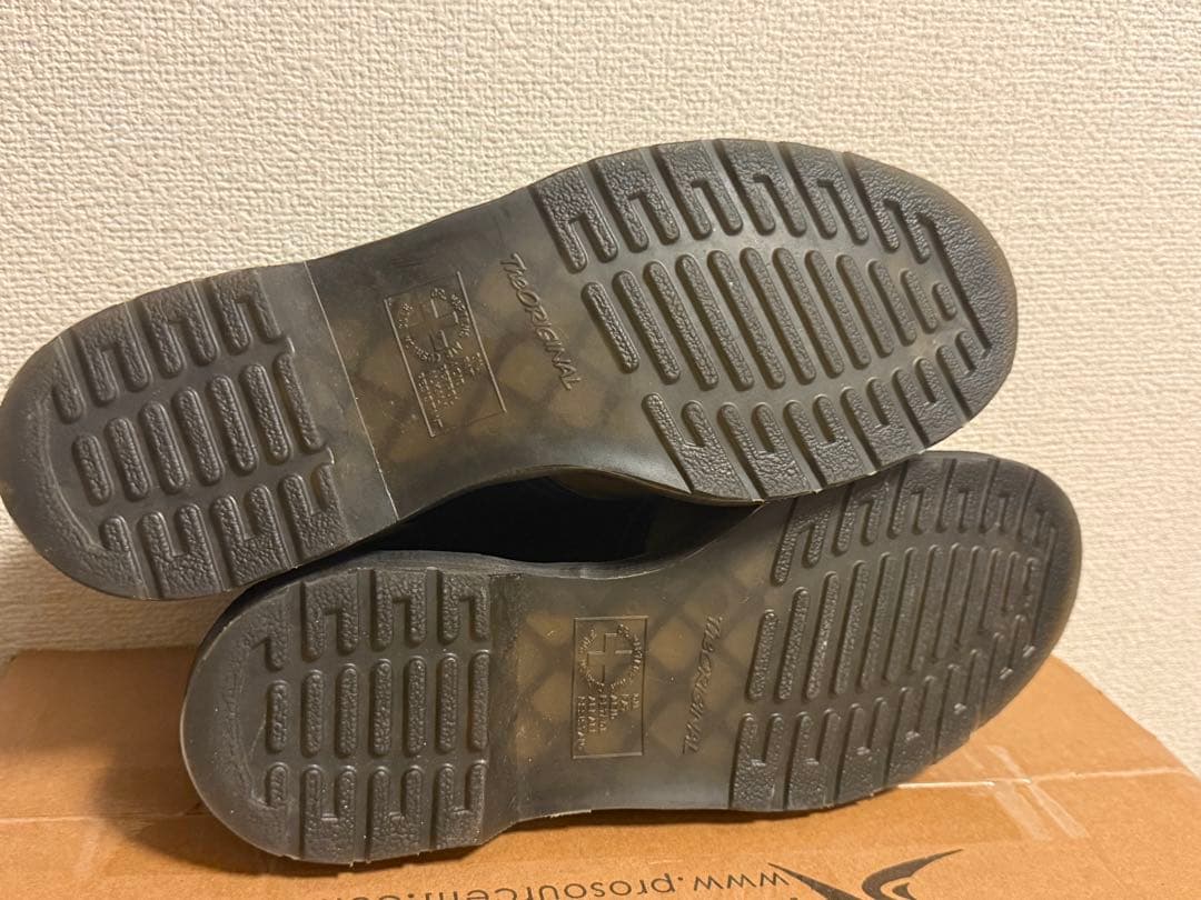 ドクターマーチン1461 DM TYO オリーブ + ブラック スムース UK9