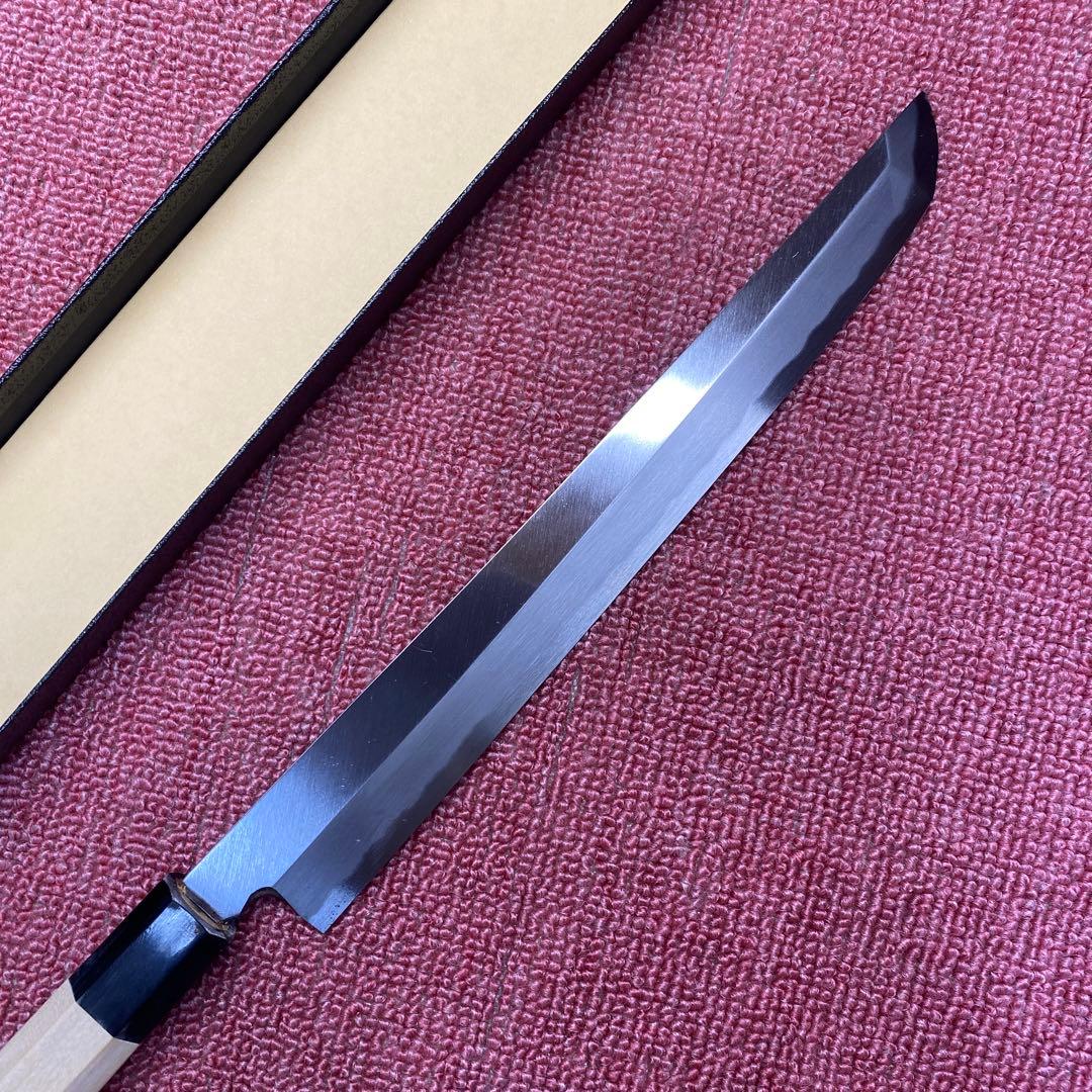 青二鋼　先丸柳刃包丁　270㎜ 9寸