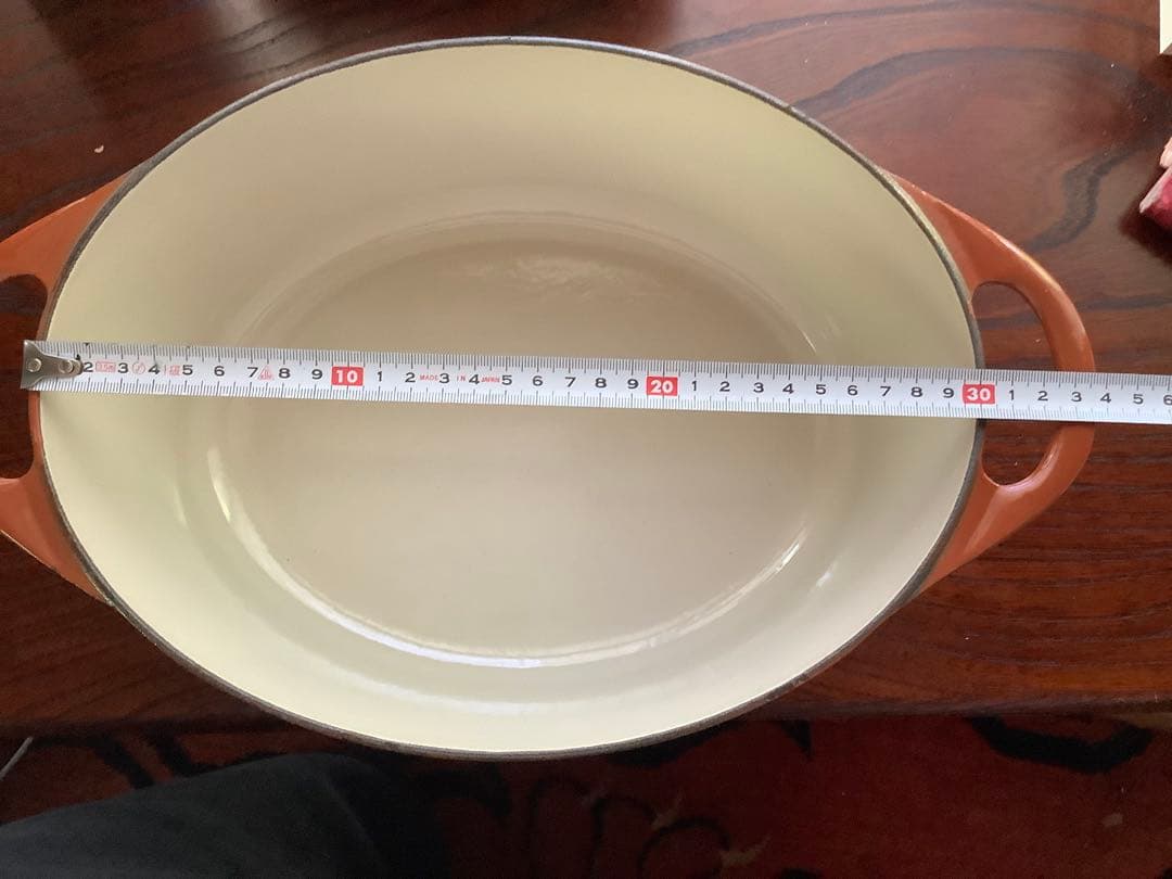 希少 クーザンス(ル・クルーゼ)の オーバル ココット 30cm